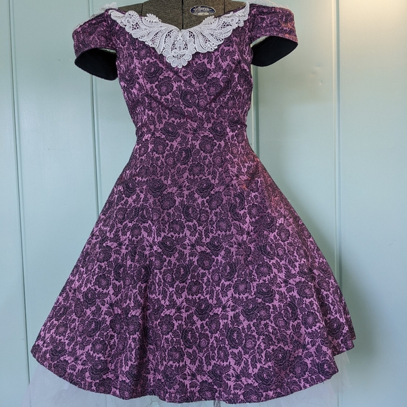 Vintage Handmade 50s Style Dress - Picture 3 of 11
